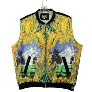 Dapper Dan VTG Authentic 90s Printed Nylon Vest SIZE XL